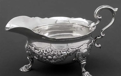 SOTHEBY's - GEORGE II SILVER CREAMER BOAT, 1731