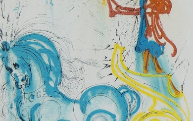 Salvador Dali (1904-1989), colour lithograph Cheval de Triomph, E.A. signed