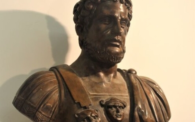 Sculpture, Trajan - 80 cm - Bronze - First half 20th century