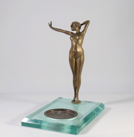 "Sculpture en bronze Art Nouveau "l'éveil""
