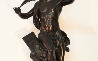 Scultura in bronzo Emile Luise Picault 1833- 1915
