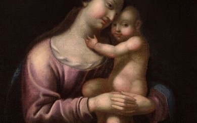 Scuola Italiana del XVI - XVII Secolo - Madonna con Bambino