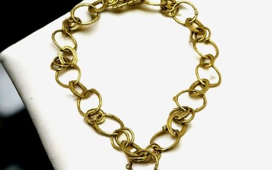 SeidenGang - Necklace - 18 kt. Yellow gold, SeidenGang 2000s 1.20 CTW Diamond Platinum 18 Karat Gold Heart Pendant Necklace