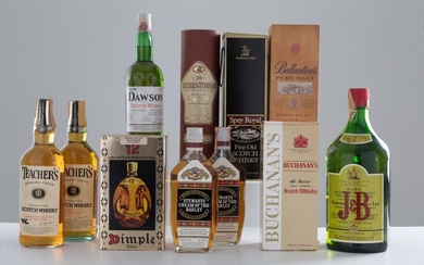 Selezione scotch whisky scozzesi (11 bt). - Teacher's (2...