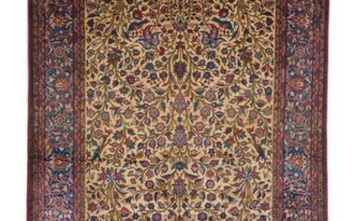 Silk Kashan Rug 200 x 129 cm