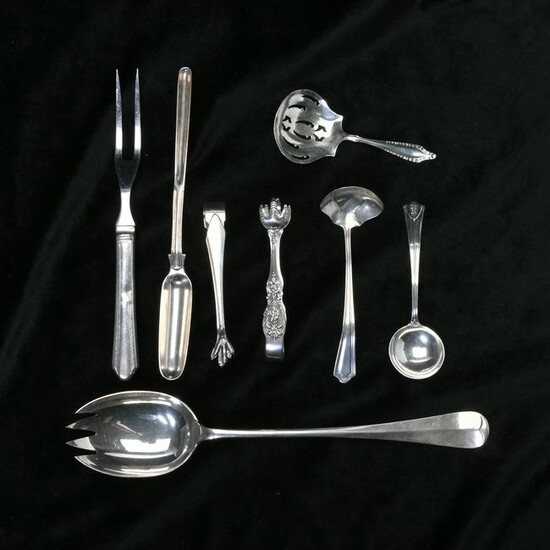 Small Collection of Sterling Silver Including English