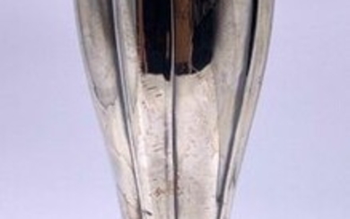 West End Silver Bronze Stem vase