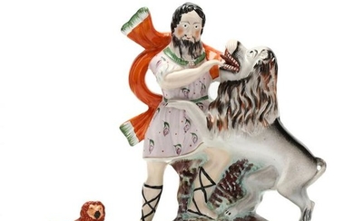 Staffordshire Figural of The Lion Tamer