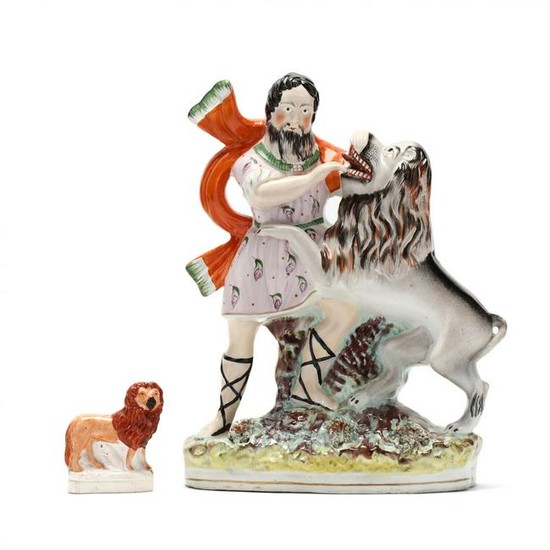 Staffordshire Figural of The Lion Tamer