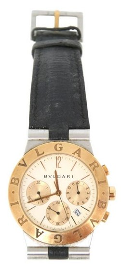 Stainless Steel Bvlgari Chronograph Watch