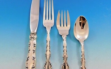 Strasbourg by Gorham Sterling Silver Flatware Place Size Set 8 Service 39 Pieces