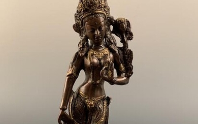 Tibet Bronze Bodhisattva