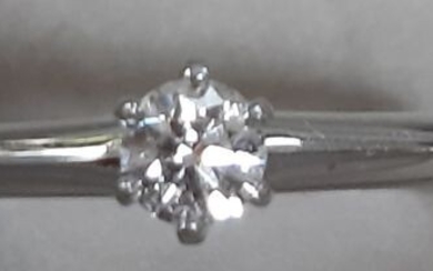 Tiffany - pt950 Platinum - Ring - 0.19 ct Diamond
