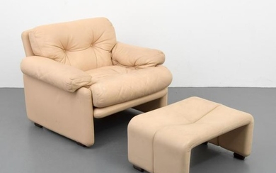 Tobia Scarpa "Coronado" Lounge Chair & Ottoman