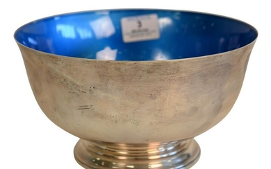 Towle Sterling Silver Revere Style Bowl, with enameled