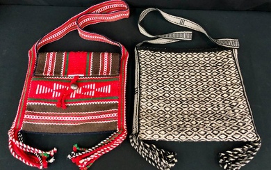 Two Handmade Navajo Textile Purses