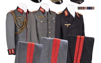 Uniformen-Nachlass des Generalleutnants und Kommandeurs der 7. Panzer-Division Dr. Emil...