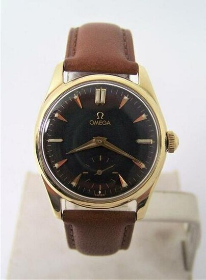 Vintage 14k Gold OMEGA Winding Watch Cal 410 Ref 2691