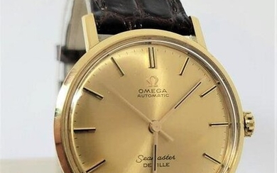 Vintage Solid 18k OMEGA SEAMASTER DeVILLE Automatic Watch 1960s Cal.552* 165020