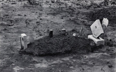 WALKER EVANS (1903-1975) Child's Grave with Bottles and