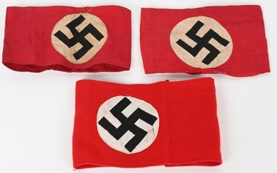 WWII NAZI GERMAN NSDAP MEMBER ARMBAND LOT WW2