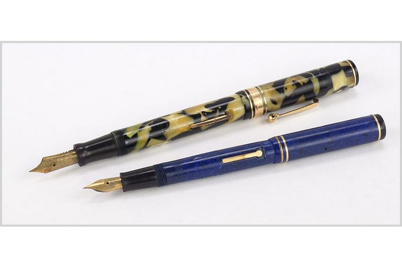Wahl Black and Pearl Personal Point Fountain Pen.