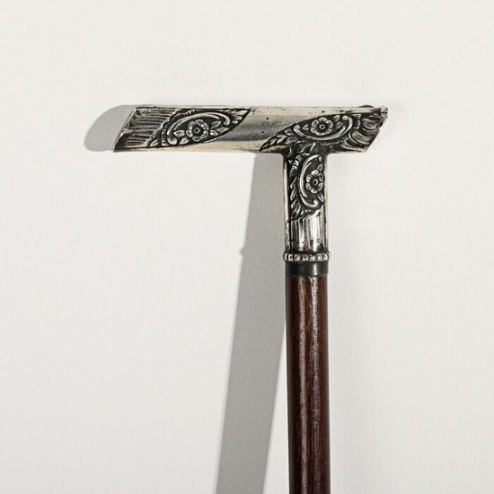 Walking stick - Silver, Wood - Late 19th century
