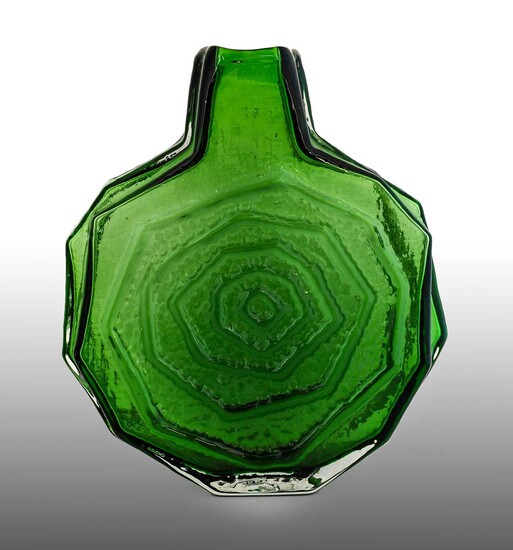 Whitefriars - Geoffrey Baxter: A Large Textured Range Banjo Glass Vase