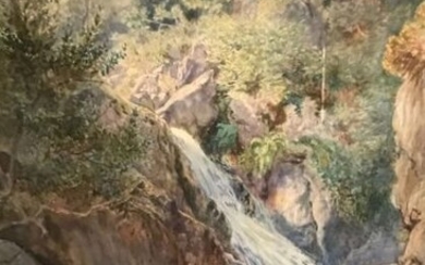 William James Webb (1817-1904) - Waterfall