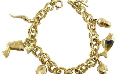 Yellow Gold Charm Bracelet