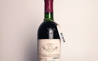 1 bottle 1974 UNICO, Vega Sicilia - top-shoulder...