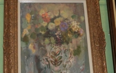 Margaret Ross Hislop RSA, RBA (1894-1972), ''Summer Flowers in a...