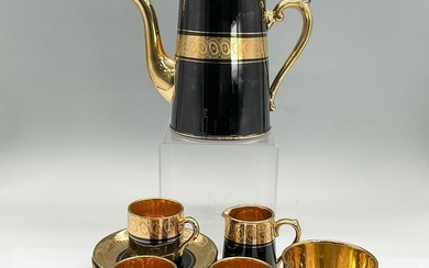 10pc Gibson & Sons Porcelain Coffee Pot Set, Davenport