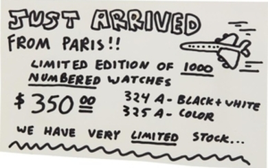 Keith Haring, Pop Shop Signage (Numbered Watches)