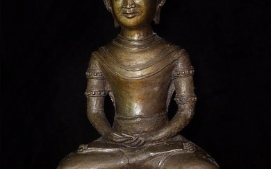 18/19thC or earlier Burmese Buddha-very fine and large one of a kind Portrait Buddha
