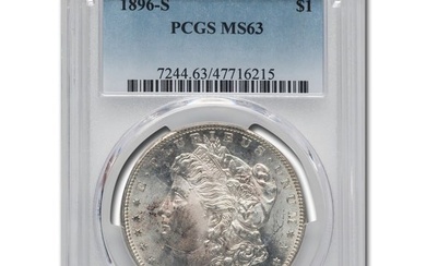 1896-S Morgan Dollar MS-63 PCGS