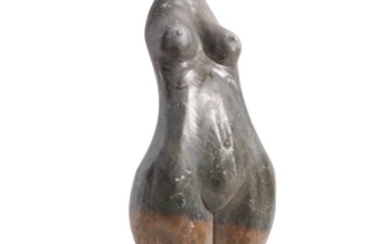Carved Soapstone Sculpture of Female Figure