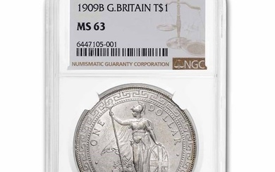 1909-B Great Britain Trade Dollar MS-63