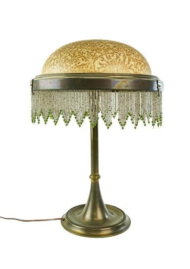 1910 Table Lamp with Mushroom Shade