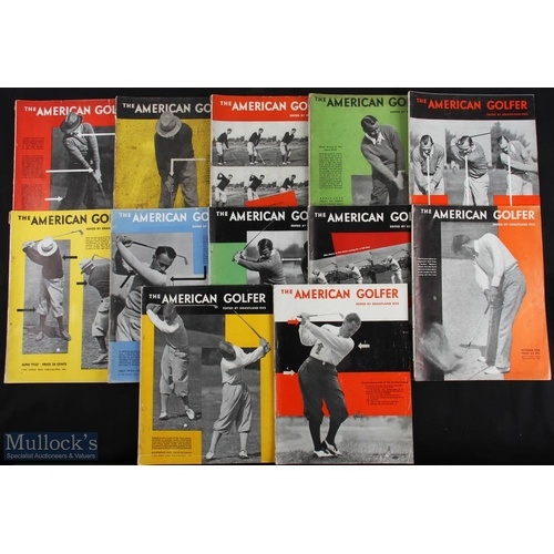 1932 The American Golfer Monthly Magazines (12) - complete r...