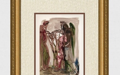 1960 Salvador Dali Proud Ones Authentic Woodcut
