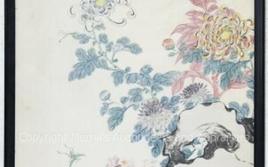 19th c Chinese Watercolor on Paper