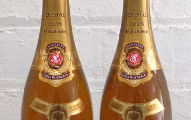2 Bottles Champagne Louis Roederer ‘Cristal’ Vintage 1983
