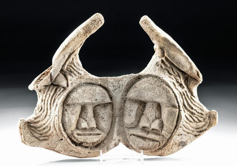 20th C. Alaskan Inuit C. Slwooko Whalebone Carving
