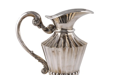 20th C Spanish silver jug
