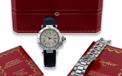 Cartier, Pasha, n° R40106394, vendue le 12 septemb…