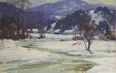 ALDRO THOMPSON HIBBARD, (American, 1886-1972), Winter