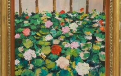 Andrew Shunney "Still Life with Flowers" Oil