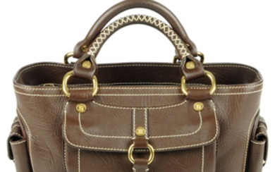 CÉLINE - a brown Boogie Front Pocket handbag.