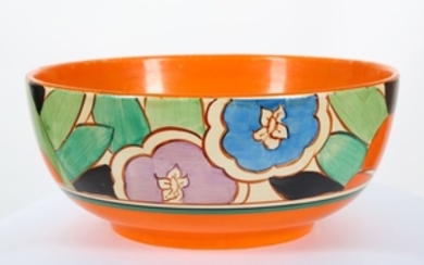 Clarice Cliff Bizarre Fantasque Gardenia pattern bowl, circa...